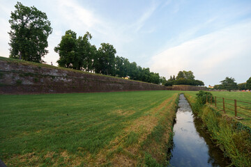 Medieval walls of Lucca, Tuscany