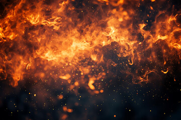 Fire flame spark background