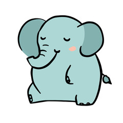 cute cartoon elephant