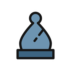 icon bishop, editable file