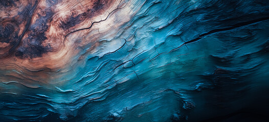 Closeup abstract tree stump or nature pattern color background.exotic wallpaper in painting style.wavy wave art shape