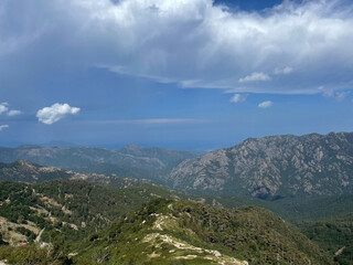 Fototapeta premium mountains and clouds