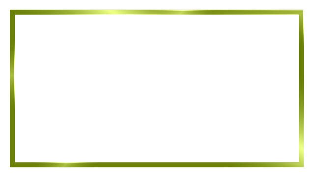 green frame isolated