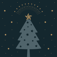 イラスト_クリスマスツリー