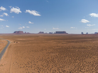 fotografia aerea monument valley