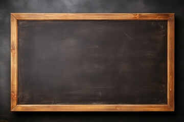 Clean Chalkboard Ready for Your Message