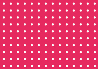 ドット柄（赤白）1