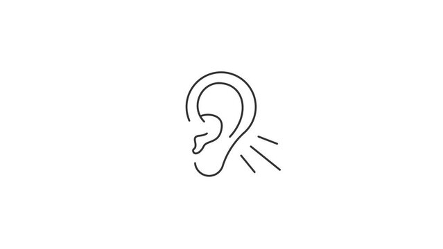 Listen - Consumer Feedback - Animated Illustration as MP4 File