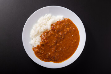 トマトのキーマカレー
