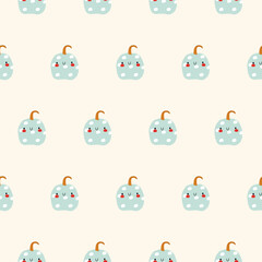 Vector patterns with Pumpkins. Great for wallpaper, background, packaging, fabric, scrapbook.
