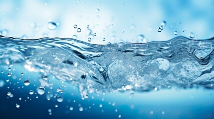 Background banner wallpaper. Closeup water splashes.