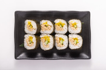 たくあん納豆巻き