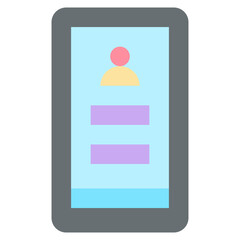 Vector Icon Private Account, Login, Account, Register, Security