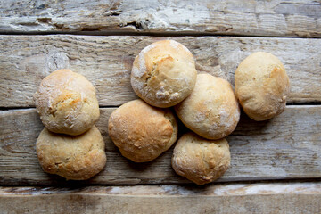 Homemade spelt rolls