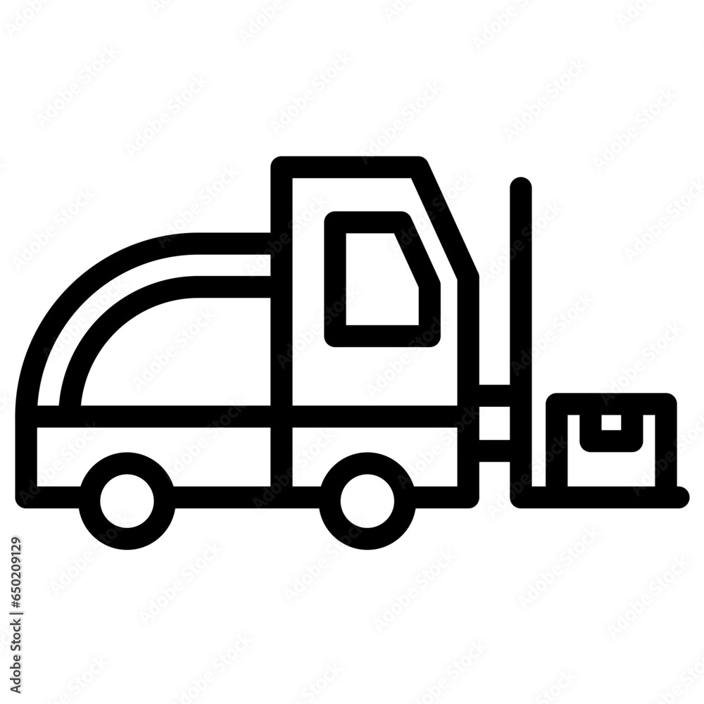 Wall mural Lifting Parcel Icon