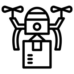 Drone Delivery Icon