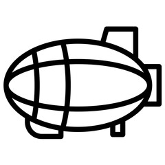 Zeppelin Icon © IconVerse
