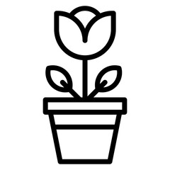 Flower Pot Icon