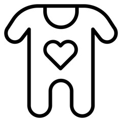 Baby Clothes Icon