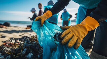 Tidying the Tides: Litter Search and Cleanup at the Beach
