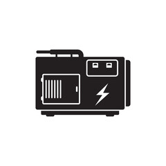 Diesel generator logo icon symbol,illustration design template - obrazy, fototapety, plakaty