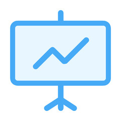 Business chart icon symbol image vector. Illustration of the diagram graphic statistics design image