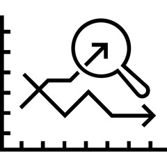 Business chart icon symbol image vector. Illustration of the diagram graphic statistics design image