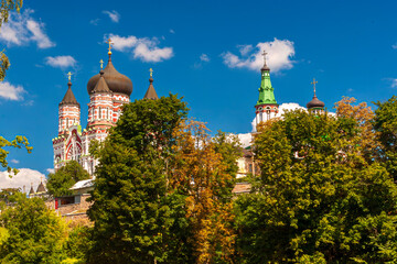 Fototapeta na wymiar St. Panteleimon Monastery in Kyiv.