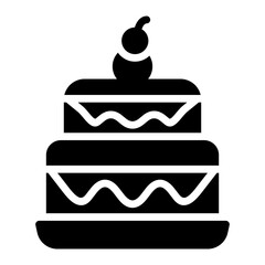 Two Layered Cake Icon