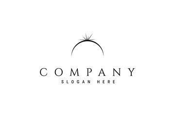 Eclipse abstract illustration logo design