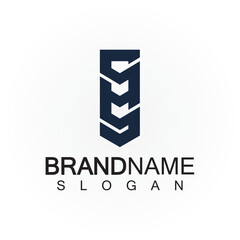 Initial Letters SS Logo Design Vector Template.