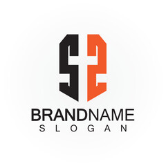 Obraz premium Initial Letters SS Logo Design Vector Template.