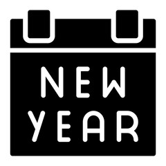 New Year Calendar Icon