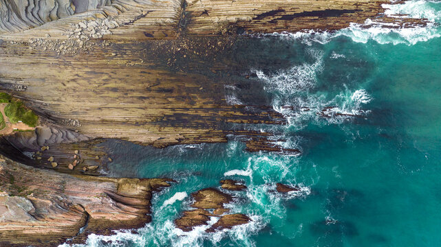 Flysch de Zumaia en Deba Euskadi Gipozkoa