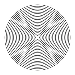 Concentric circle elements. Element for graphic web design, Template for print, textile, wrapping, decoration, Abstract art seamless pattern vector illustration