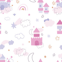 baby seamless pattern © Tselinka777