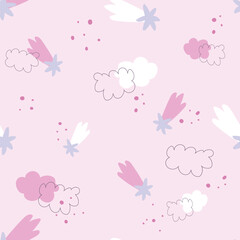 stars seamless pattern