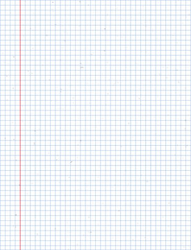 Notebook paper background. Squared paper sheet background