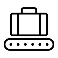 luggage line icon