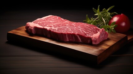 Wagyu a5 beef background for product display.