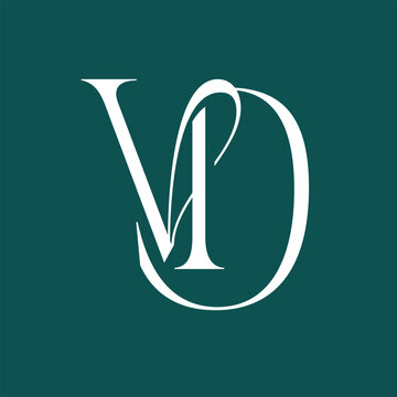 Initial Letter vd Logo Design Monogram Creative Modern Sign Symbol Icon