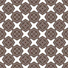 Vector ornamental seamless pattern. Vector illustration can be used for backgrounds, motifs, textile, wallpapers, fabrics, gift wrapping, templates. Design Paper For Scrapbook. Vector.