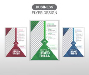 Vector A4 business Flyer for company