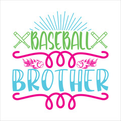 Stylish , fashionable  and awesome Baseball  typography art and illustrator