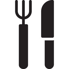 Restaurant black glyph Icon Design