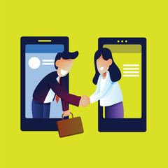 Bussiness Conversation and Agreement via Online Platform