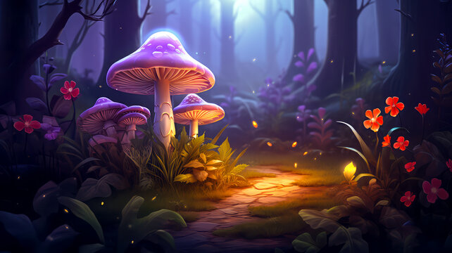 Pilze. generiert mit KI