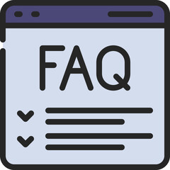 FAQ Website Page Icon