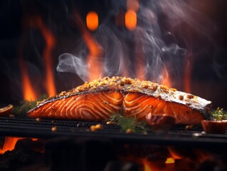 Sizzling Grilled Salmon