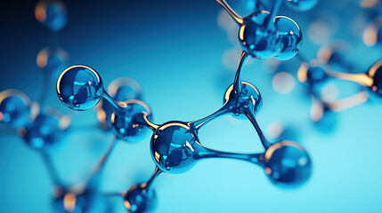 Medical studies of molecular structures. Science in the service of human. Technologies of the future in our life.